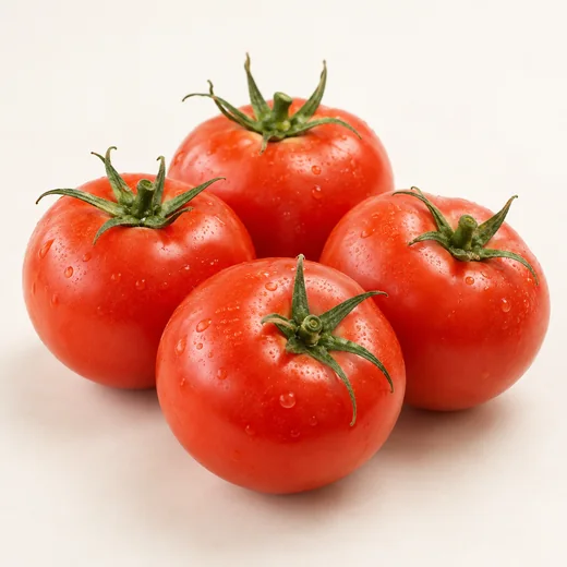 Fresh tomatoes from the grocery storefront demo